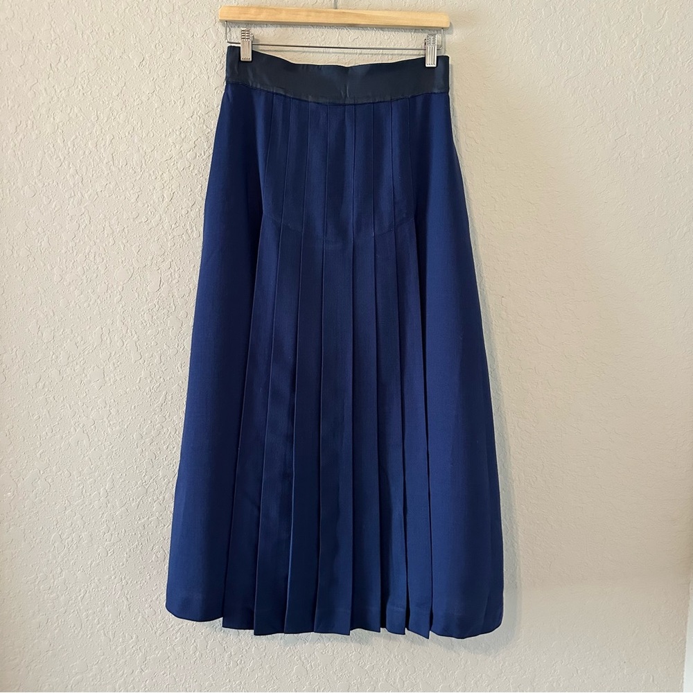 Karl Lagerfeld Deep Blue Midi Skirt
